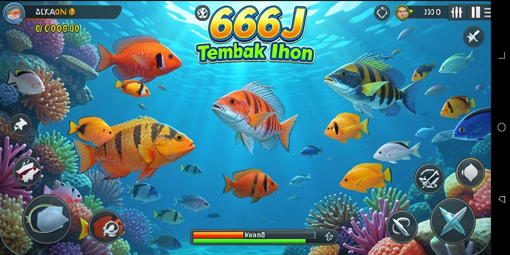 Tampilan screenshot gameplay yang menarik dan penuh aksi dari 666J.