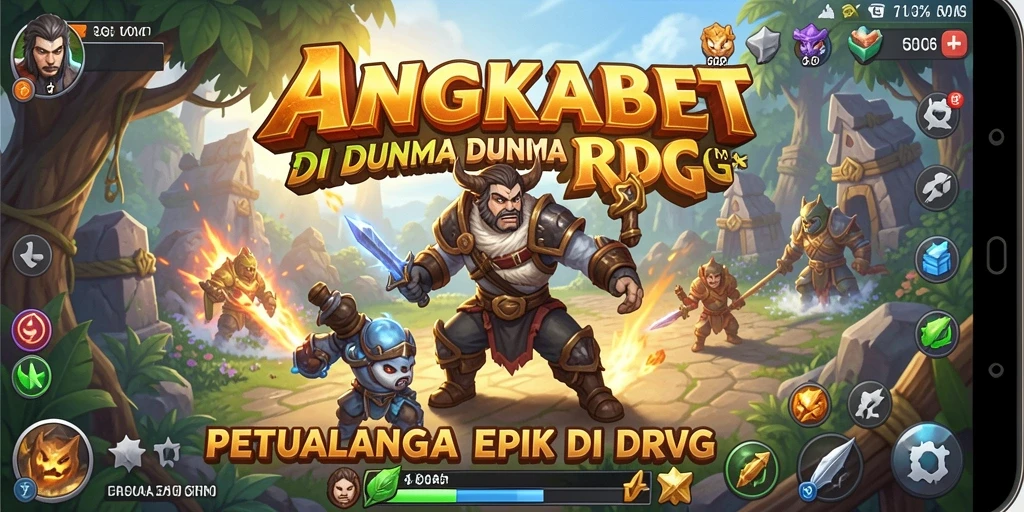 Tampilan gameplay RPG yang menawan dan mendebarkan dari ANGKABET.