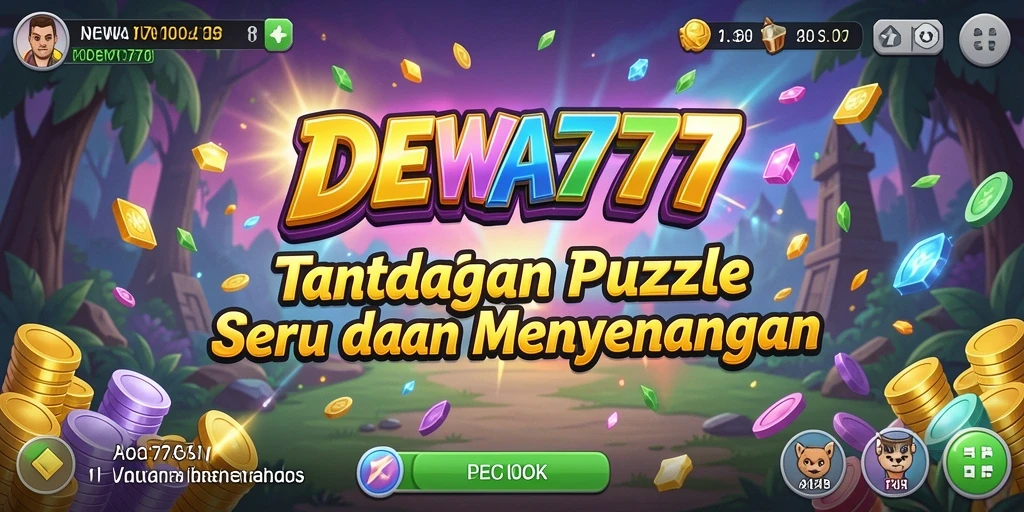 Tampilan seru permainan DEWA777 dengan berbagai teka-teki menarik.