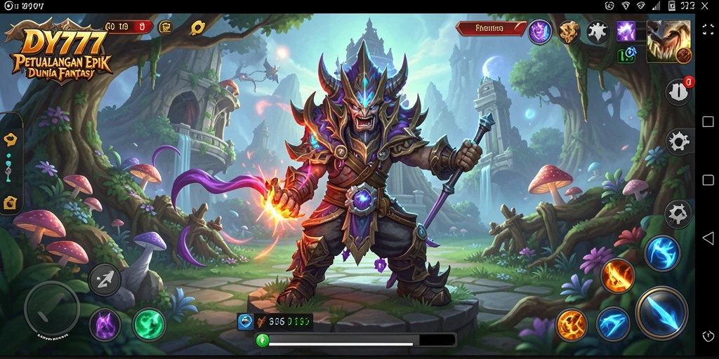 Tampilan gameplay DY777 yang seru dan penuh aksi RPG.