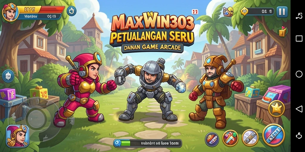 Tampilan menakjubkan dari gameplay seru MAXWIN303.