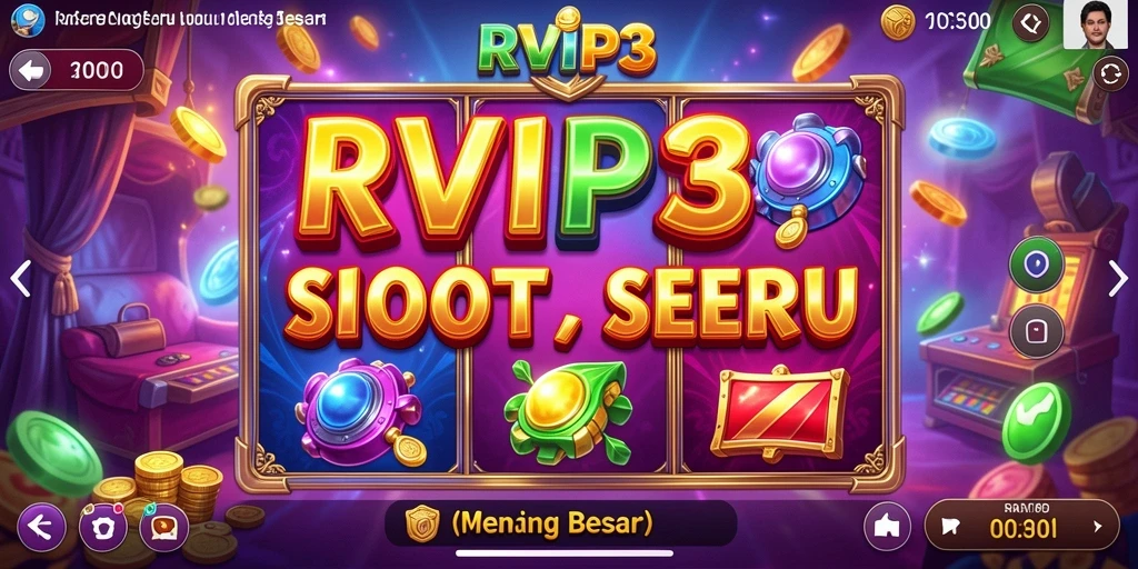 Tampilan gameplay RVIP3 yang menarik dan penuh warna.