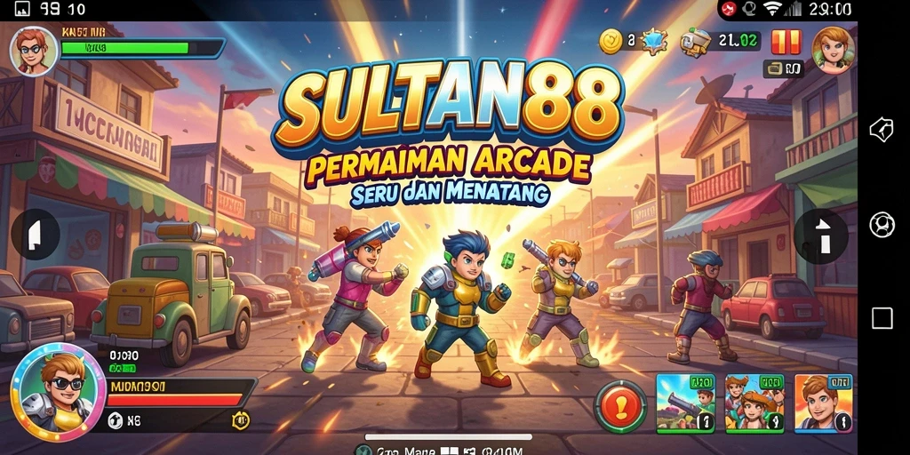 Screenshot utama SULTAN88 menampilkan aksi gameplay seru dan menantang.